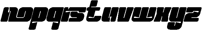 Transition Distance Regular Italic otf (400) Font LOWERCASE