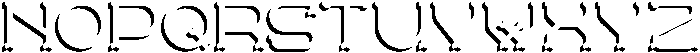 Traveler v2 Extrude otf (400) Font UPPERCASE