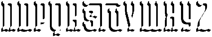 Traveler v2 Extrude otf (400) Font LOWERCASE