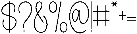 Traveling Regular otf (400) Font OTHER CHARS