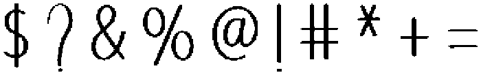 Traveling Regular otf (400) Font OTHER CHARS