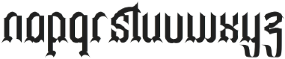 Trayfindor Regular otf (400) Font LOWERCASE
