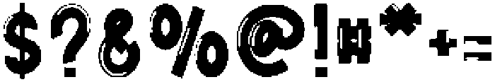 Treasure Regular otf (400) Font OTHER CHARS