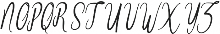 Treboken Italic otf (400) Font UPPERCASE