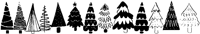 Tree Christmas Regular otf (400) Font UPPERCASE