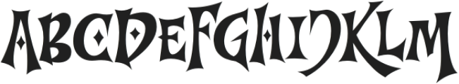 TreeNight otf (400) Font LOWERCASE