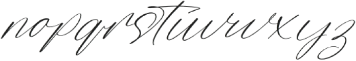 Trekfox Hunter Italic otf (400) Font LOWERCASE