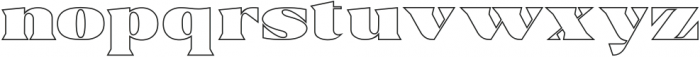Trellis Line otf (400) Font LOWERCASE