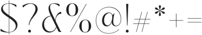Tremella Light Display otf (300) Font OTHER CHARS