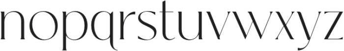 Tremella Light Display otf (300) Font LOWERCASE