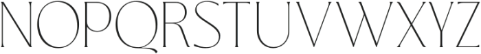 Tremella Thin otf (100) Font UPPERCASE
