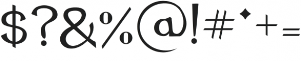 Trend Effect Serif Regular otf (400) Font OTHER CHARS