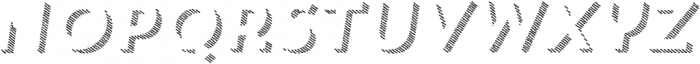 Trend HM Sans Three Italic otf (400) Font LOWERCASE