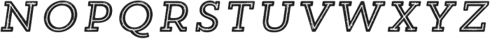 Trend Rh Slab Five Italic otf (400) Font UPPERCASE