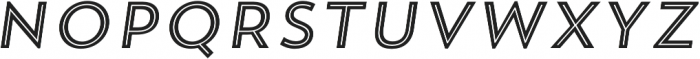 Trend Sans Five Italic otf (400) Font UPPERCASE