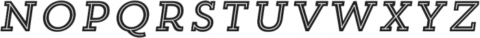 Trend Slab Five Italic otf (400) Font LOWERCASE