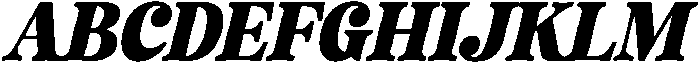 Trendy Voyage Italic otf (400) Font UPPERCASE