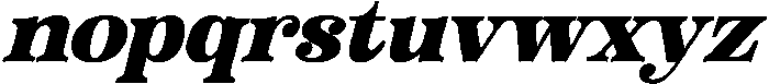 Trendy Voyage Italic otf (400) Font LOWERCASE