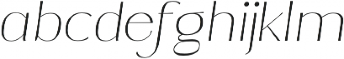 Tresor Italic 100 otf (100) Font LOWERCASE