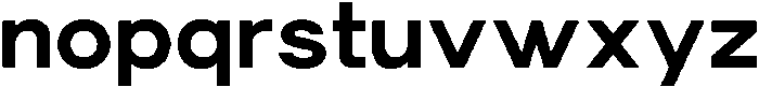 Trevia Groteska Bold otf (700) Font LOWERCASE