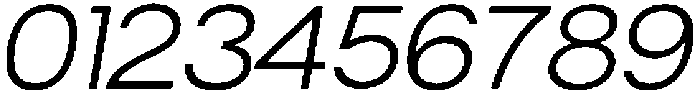 Trevia Groteska ExtraLight-Italic otf (200) Font OTHER CHARS
