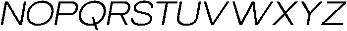 Trevia Groteska ExtraLight-Italic otf (200) Font UPPERCASE