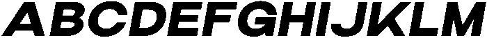 Trevia Groteska Heavy-Italic otf (800) Font UPPERCASE