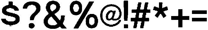 Trevia Groteska Medium otf (500) Font OTHER CHARS