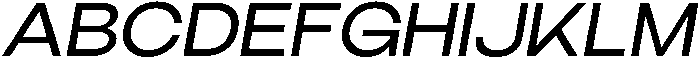 Trevia Groteska Regular-Italic otf (400) Font UPPERCASE