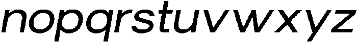 Trevia Groteska Regular-Italic otf (400) Font LOWERCASE