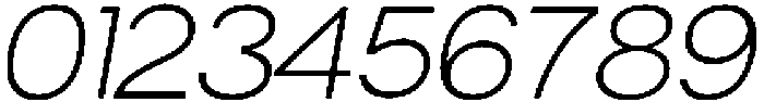 Trevia Groteska Thin-Italic otf (100) Font OTHER CHARS