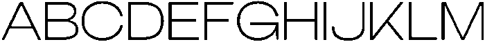 Trevia Groteska Thin otf (100) Font UPPERCASE