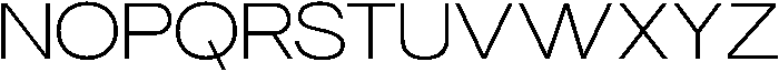 Trevia Groteska Thin otf (100) Font UPPERCASE