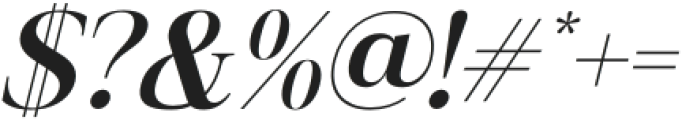 Trevino Italic otf (400) Font OTHER CHARS
