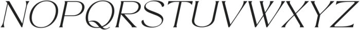 Triangle-Italic otf (400) Font UPPERCASE