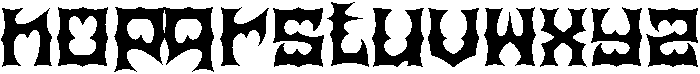 Tribal Combat otf (400) Font LOWERCASE