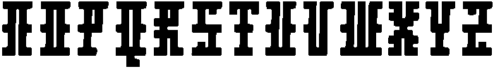 Tribal Echo Regular otf (400) Font UPPERCASE