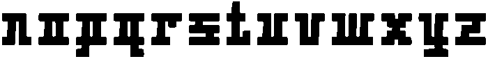 Tribal Echo Regular otf (400) Font LOWERCASE