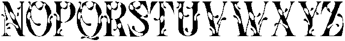 Tribal Hole Regular otf (400) Font UPPERCASE