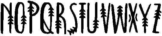 Tribal otf (400) Font UPPERCASE