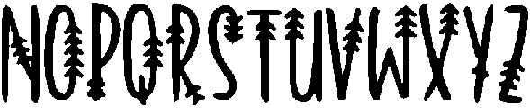 Tribal otf (400) Font LOWERCASE