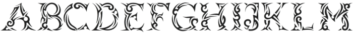 Tribalcase Regular otf (400) Font LOWERCASE