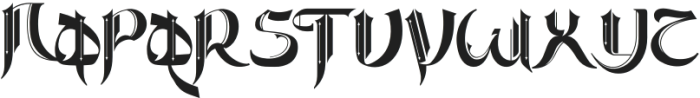 Tribalizm Five otf (400) Font UPPERCASE