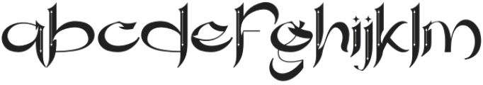 Tribalizm Five otf (400) Font LOWERCASE