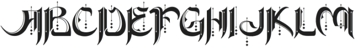 Tribalizm Three otf (400) Font UPPERCASE