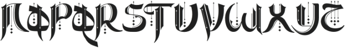 Tribalizm Three otf (400) Font UPPERCASE