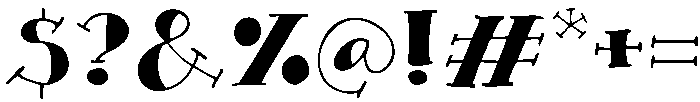 Tribe Regular otf (400) Font OTHER CHARS