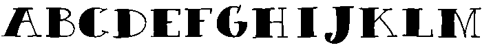 Tribe Regular otf (400) Font UPPERCASE