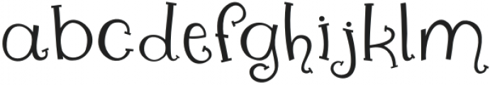 Trick or Treat Clean Regular Regular otf (400) Font LOWERCASE