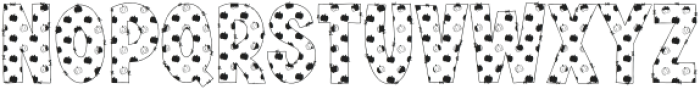 TrickOrTreat3 Regular otf (400) Font LOWERCASE